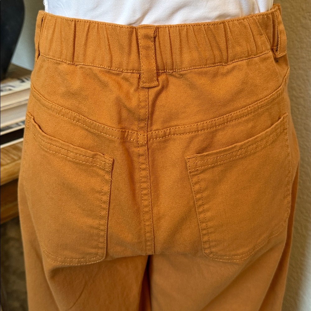 PACT Organic Cotton Stretch Twill Denim Wide Leg Pant Size Small - Picture 6 of 8